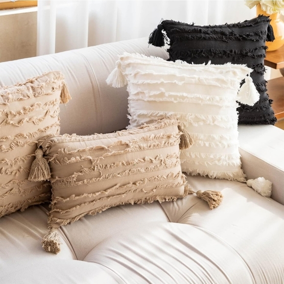 5 BOHO Decorative Pillow Covers - Picture 1 of 10